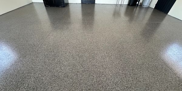 Prescott Valley Arizona Epoxy Flake Garage Floor Coating