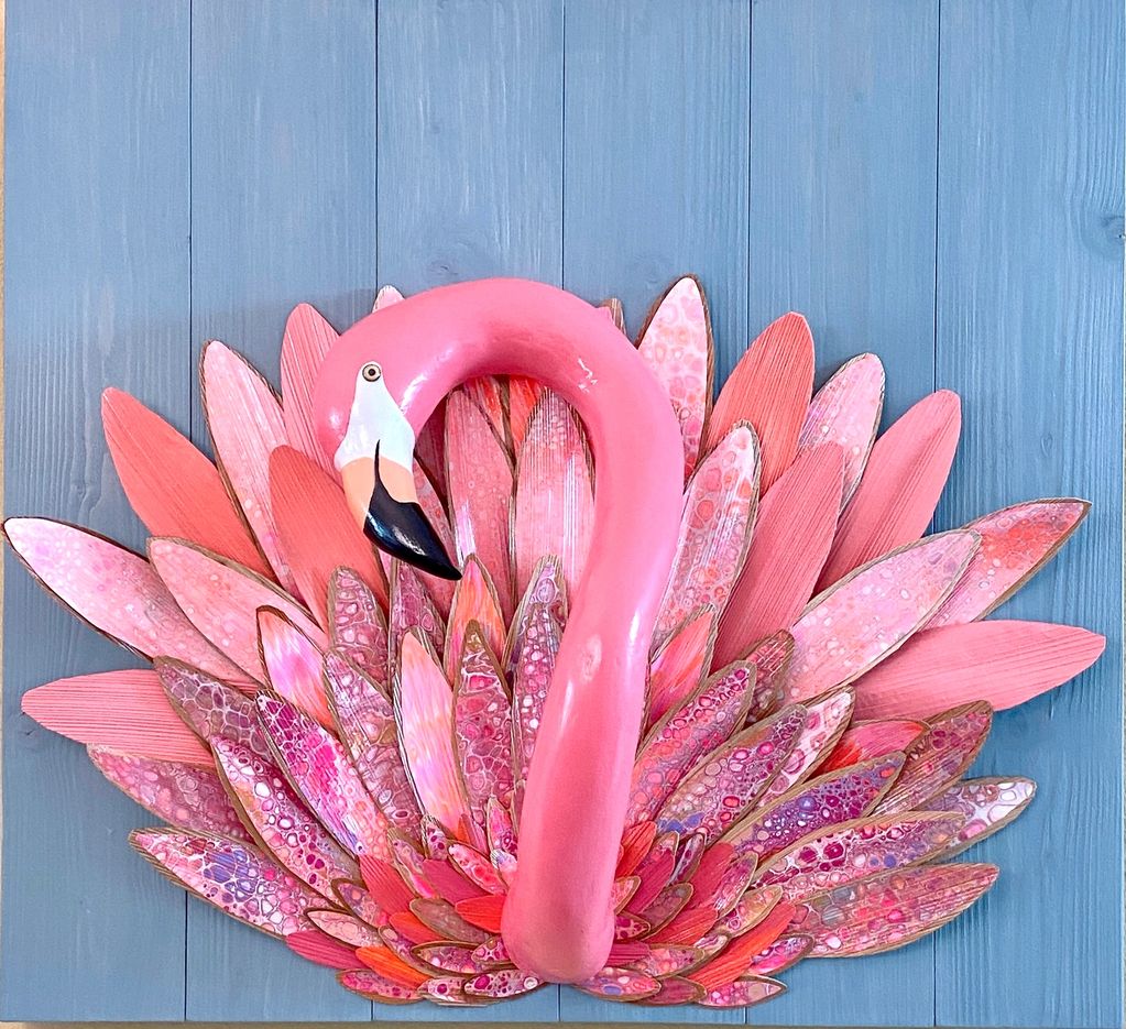 Suncoast Upcycled Artwork - Elephant, Giraffe & Turtle Artwork