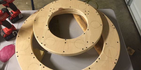 Chandelier ring fabrication