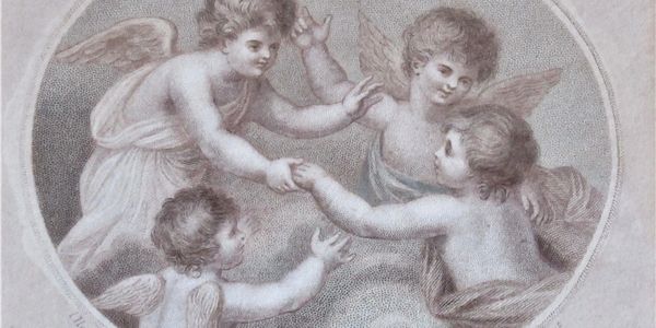 18th century print stipple engraving Francis Bartolozzi