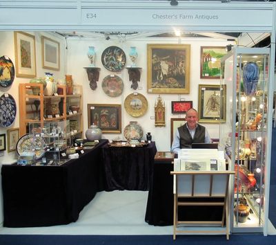 Our stand at an antiques fair