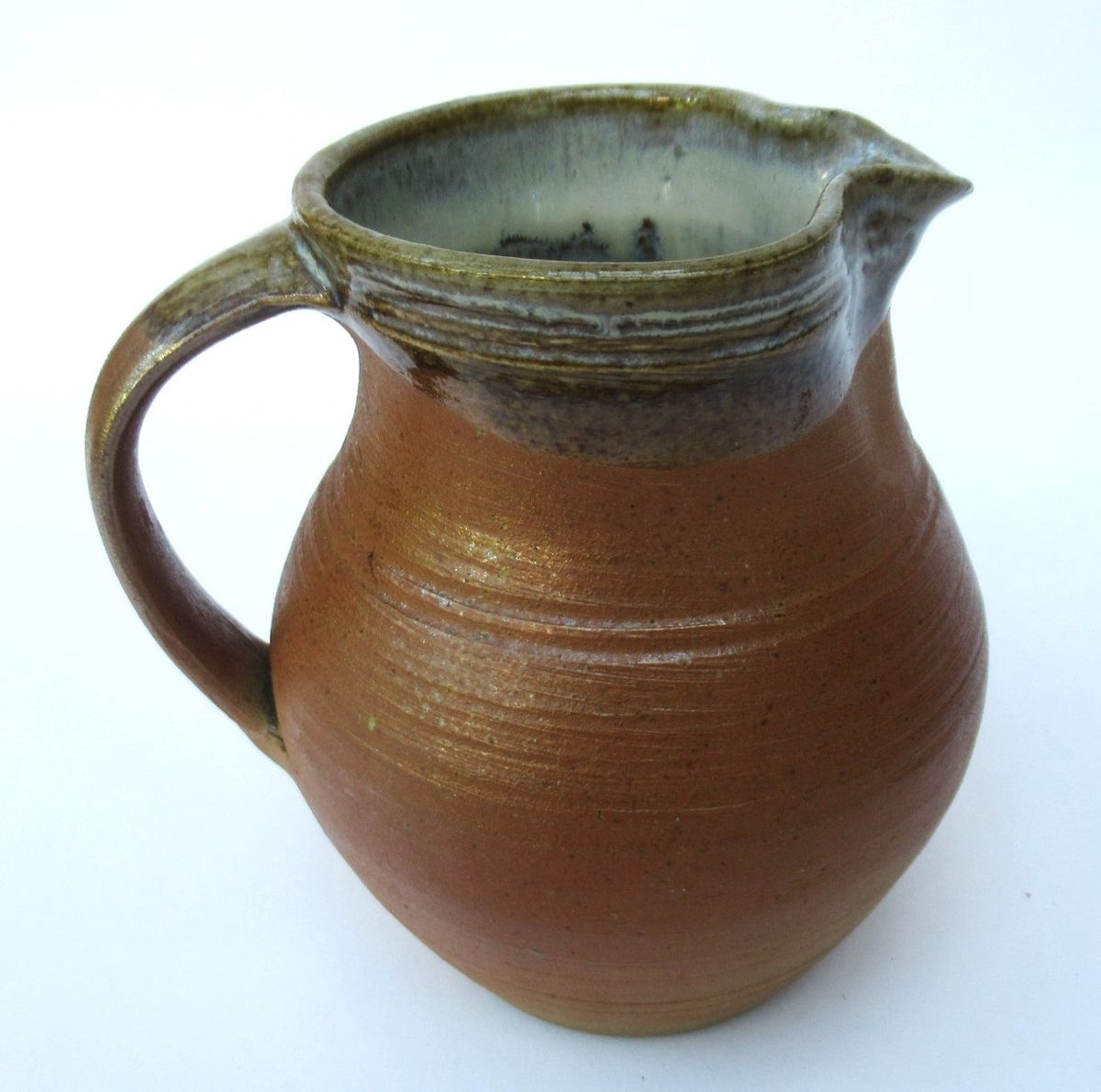 Winchcombe studio pottery vintage wood fired stoneware jug, unusual ...