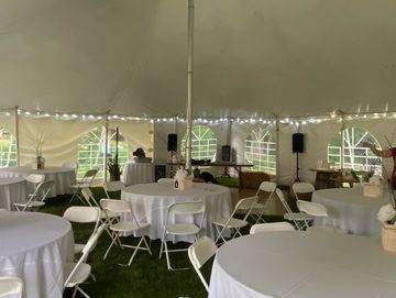 Perimeter String Lights Wedding & Event Lighting Rentals in New