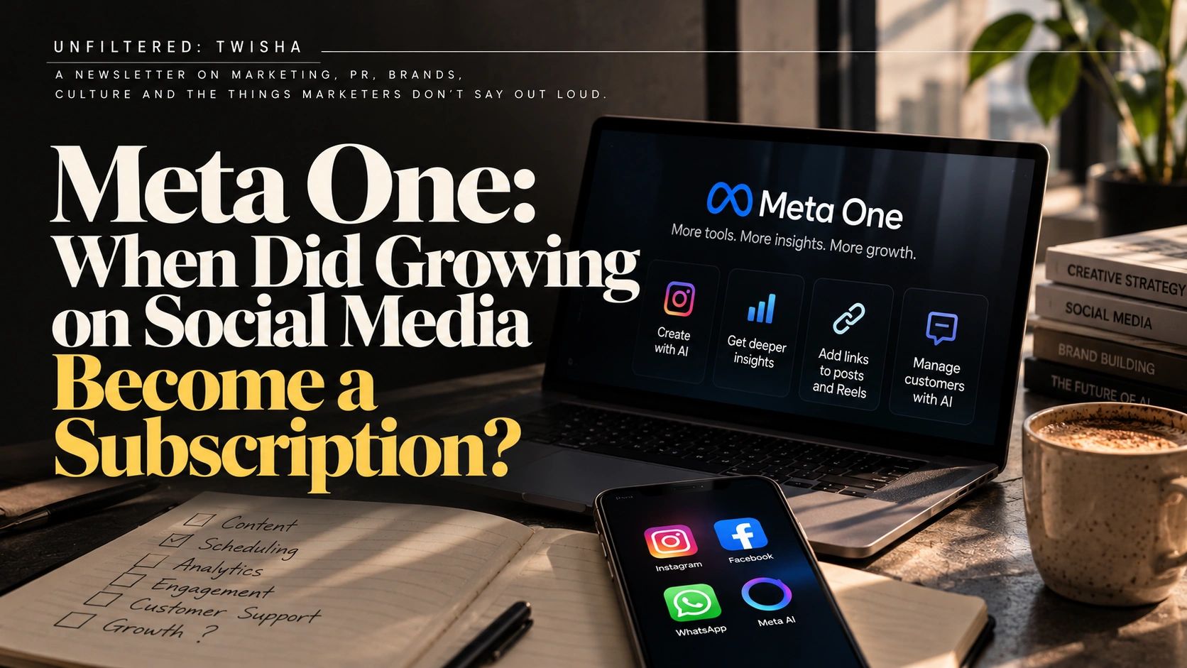 Cover for Meta One: When Did Growing on Social Media Become a Subscription?