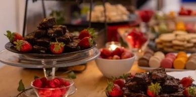 The Blossom Development Ball sweet table
