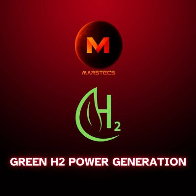 Logo showing green H2 power generation by Marstecs.