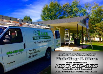 We offer all types of home repairs inside or out. 