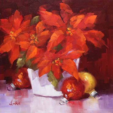 Poinsettia in White
8x8
$875