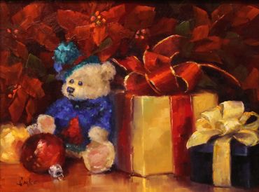 Under the Christmas Tree
Oil, 11x14
$1350