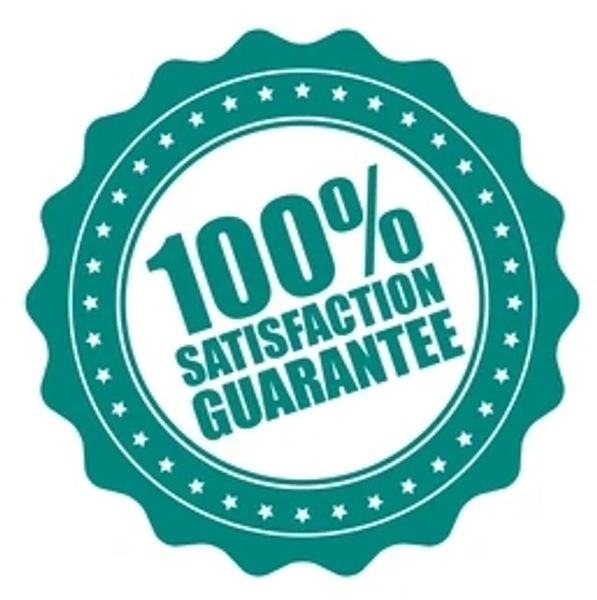 100% Satisfaction Guaranteed
