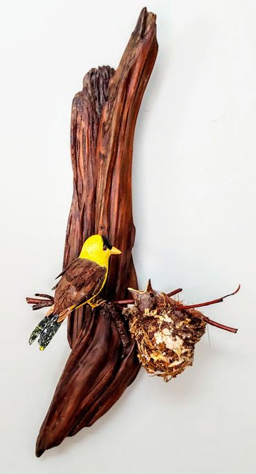 Goldfinch, bird watchers, wall art, sculpture, vermont artist, home decor, gift, woodcraft, handmade