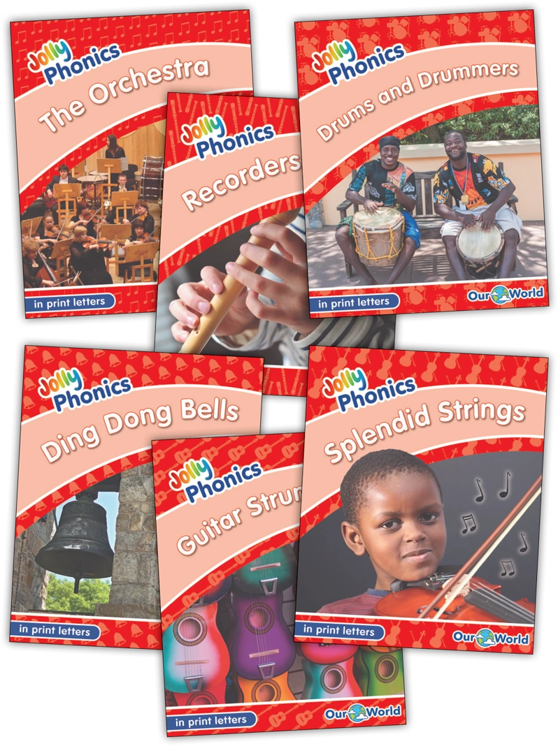 Jolly Phonics Readers Level 1 Our World (in print letters)