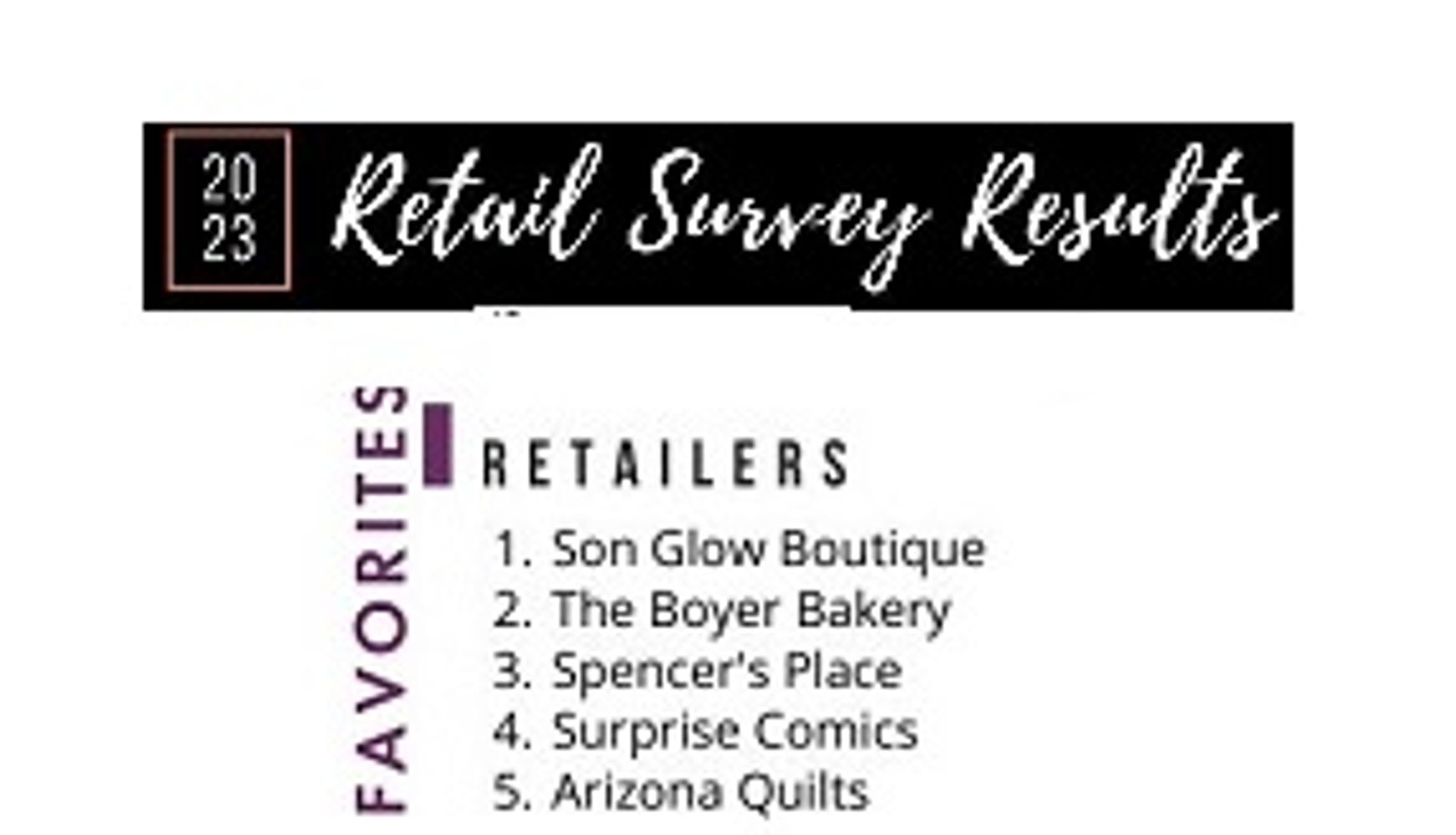 Voted #1 Retailer in Surprise for the 50th year in a row.