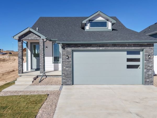 Exterior view of the home at 7916 Wilderness Trl - ranch style single family home with 2 car garage