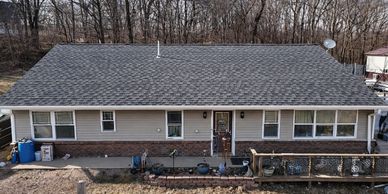 Residential and commercial roofing services provided by Premier Construction in Fairfield, Iowa.