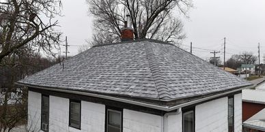 Residential roof installation by Premier Construction serving Mt. Pleasant and Henry County, Iowa.