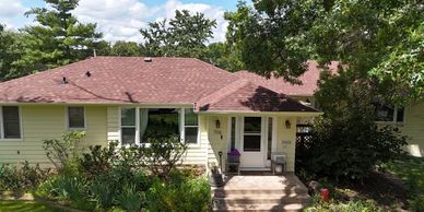 Residential roof replacement by Premier Construction serving North Liberty, Iowa.