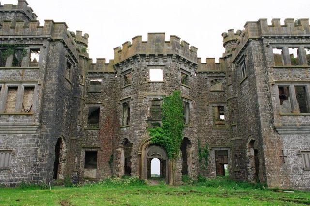 Ruined castle wall