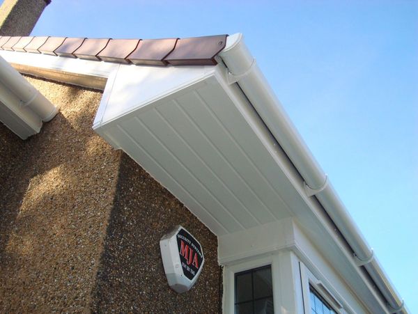 Completed soffits and fascias installation, looks the best showing bargeboard and dry verge.