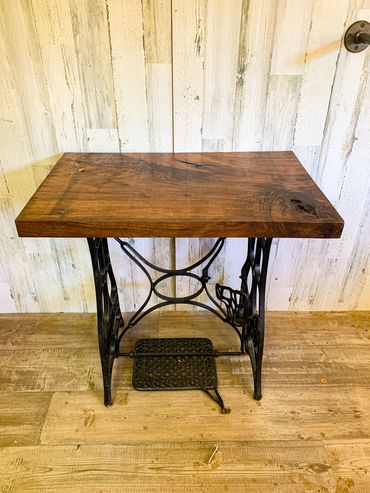 Black Walnut Sewing Table