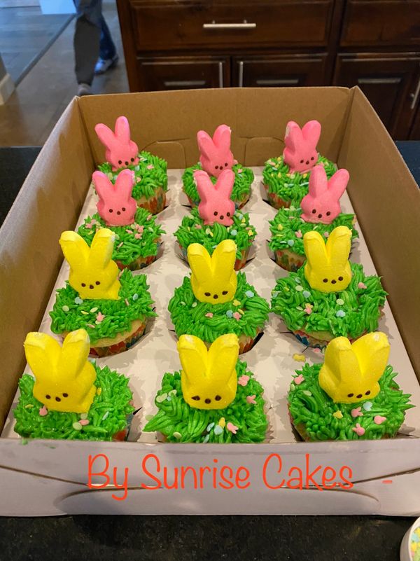 Easter Bunny Cupcakes 