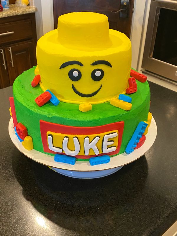 Lego Birthday Cake 