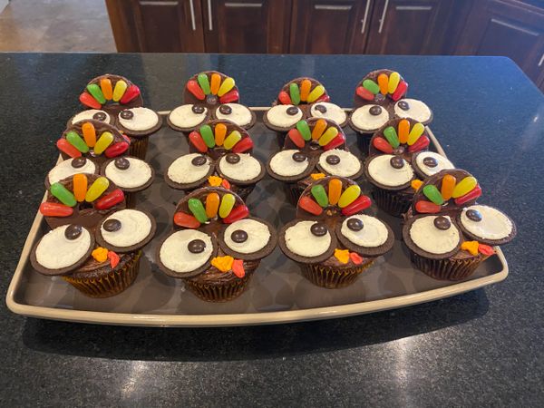 Turkey Cupcakes!