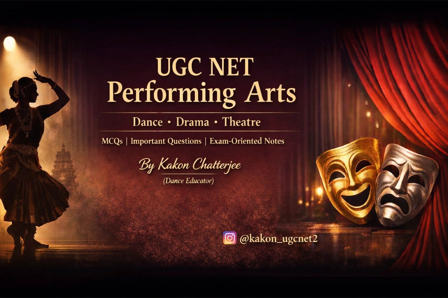 UGC NET Performing Arts preparation with dance, drama, and theatre focus.
