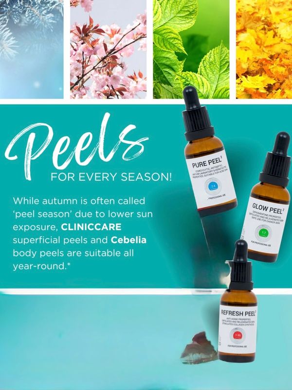 Clinic care skin peels