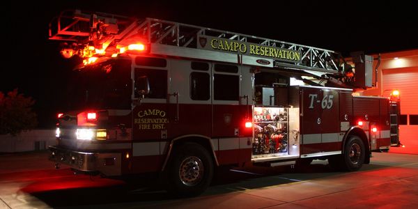 The Campo Reservation Fire Protection District serves the Campo, La Posta, Manzanita, and Ewiiaapaay