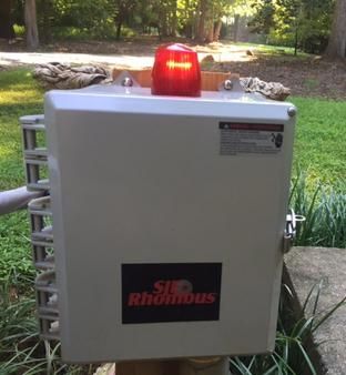red alarm for septic system