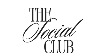Logo of The Society Club in elegant black script.