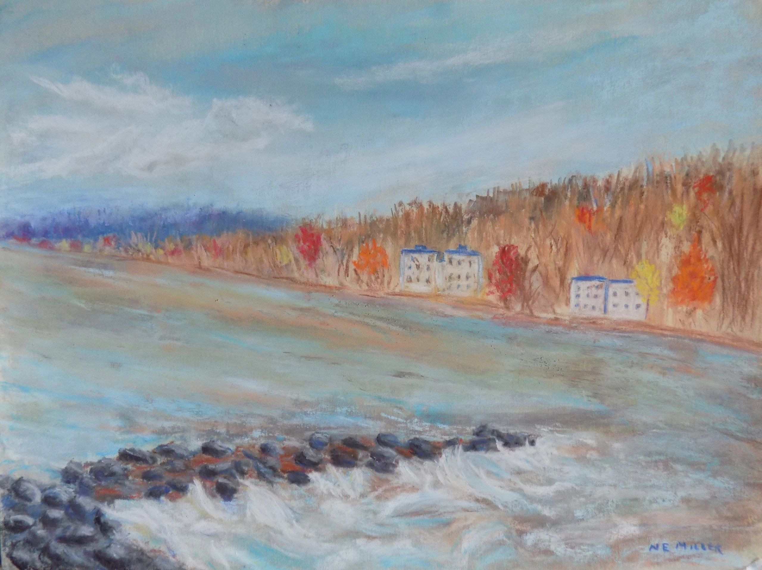 New Hope, Delaware River, PhillipsMillJuried showNqancyemillerbuckscounty artist