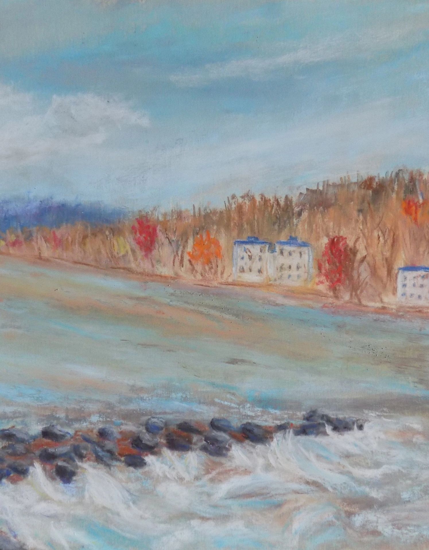 delaware river, lambertville nj nancy emiller bucks county aritst phillips mill artist