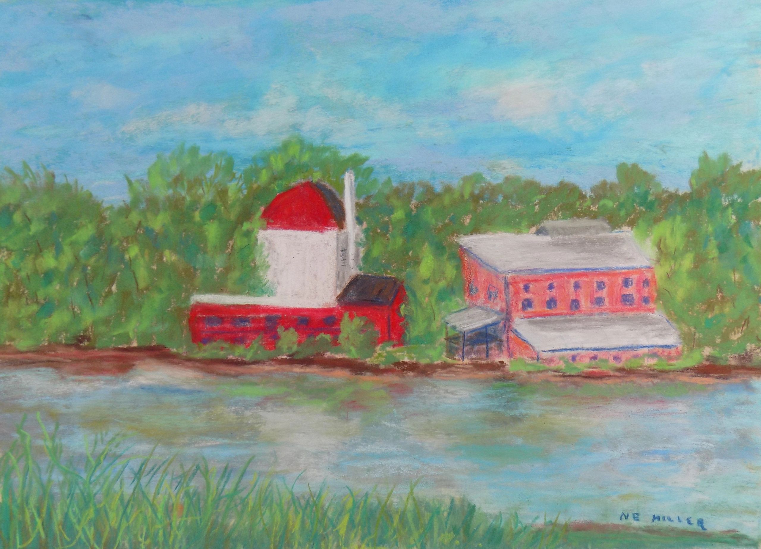 nwehopepa,#nancyemillerphilllipsmillartist#riverscene#nancyemillerbuckscountyartist#