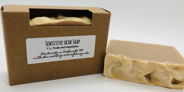 sensitive skin soap, small business selling homemade handcrafted natural body products/gifts