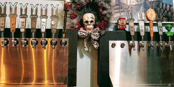 Tap Room tap handles