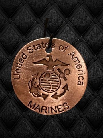 United States Marines emblem medallion.