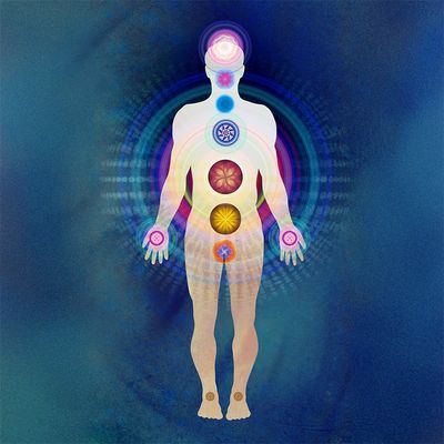 Debbie's nrg energy balancing chakra illustration