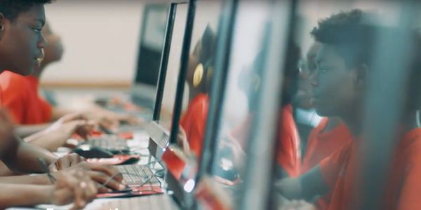 Innovations Charter School utilizes technology programs to enhance learning.