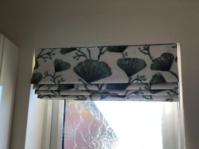 Roman Blind in bathroom