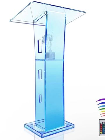 LED Acrylic Podium Stand