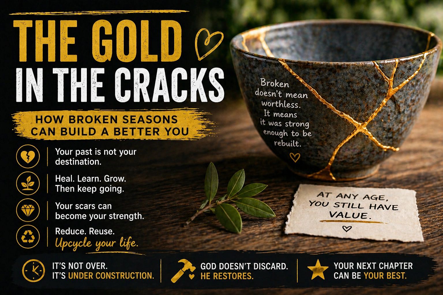 The Gold in the Cracks: How Broken Seasons Can Build a Better You