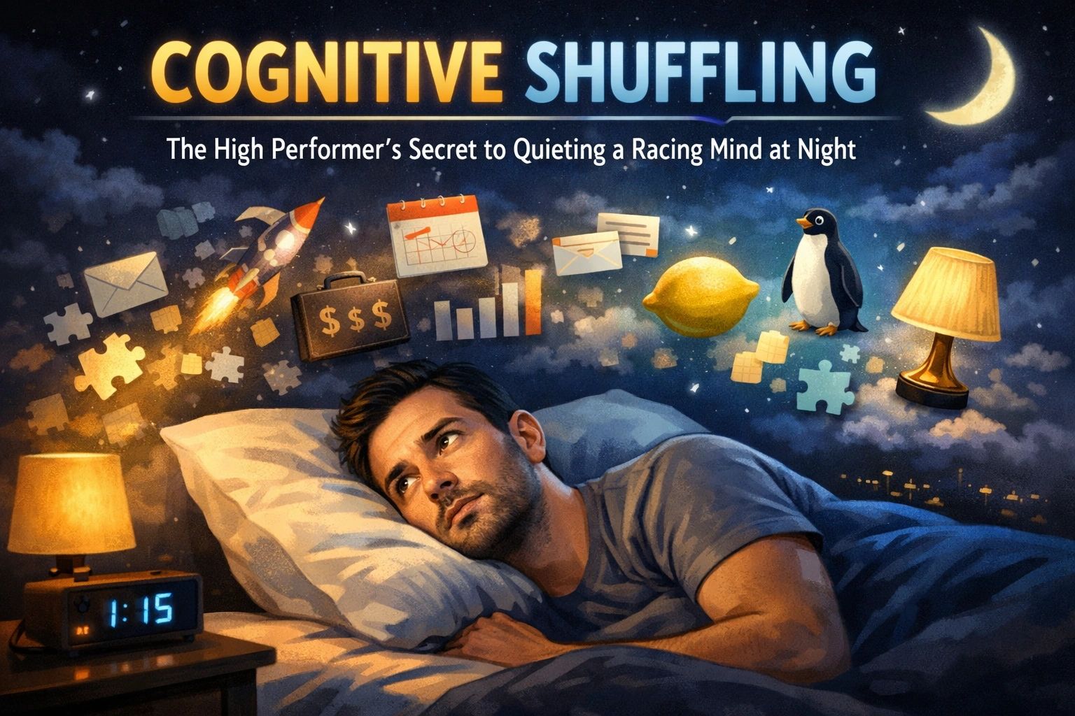 Cognitive Shuffling: How to Quiet a Racing Mind & Reclaim Sleep