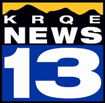KRQE News 13 logo with mountain silhouette.