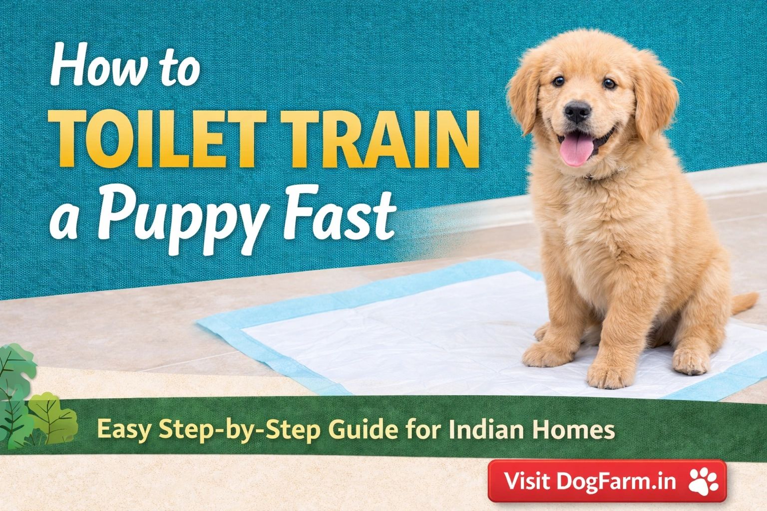 Image result for How to Toilet Train a Puppy Fast (Step-by-Step Guide)