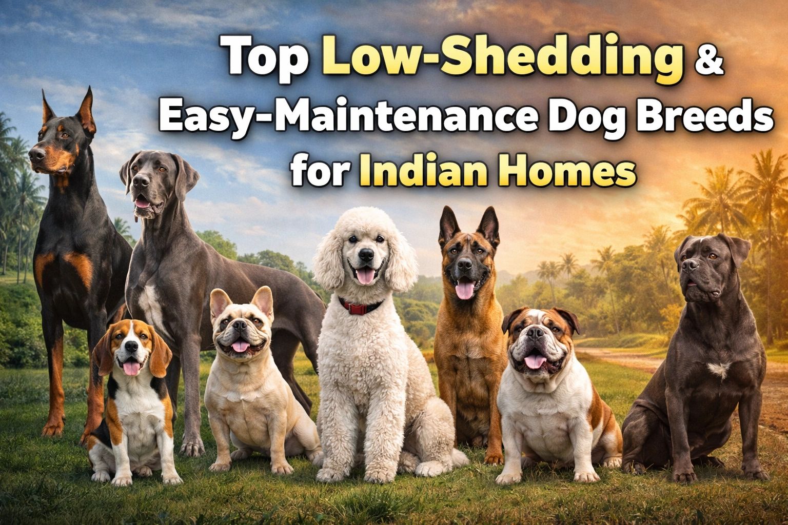 Canine Breeds With Minimal Shedding And Low Maintenance