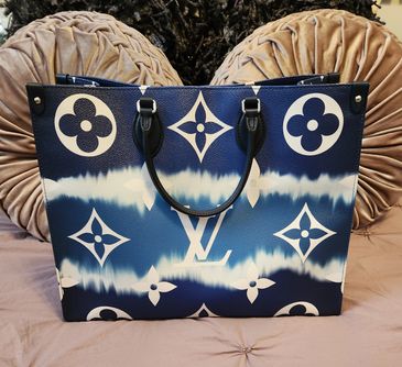 Louis Vuitton Escale Onthego GM Tote Bag M45120 Blue Hand Purse