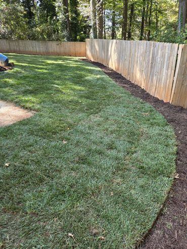 Cleaning of lawn area