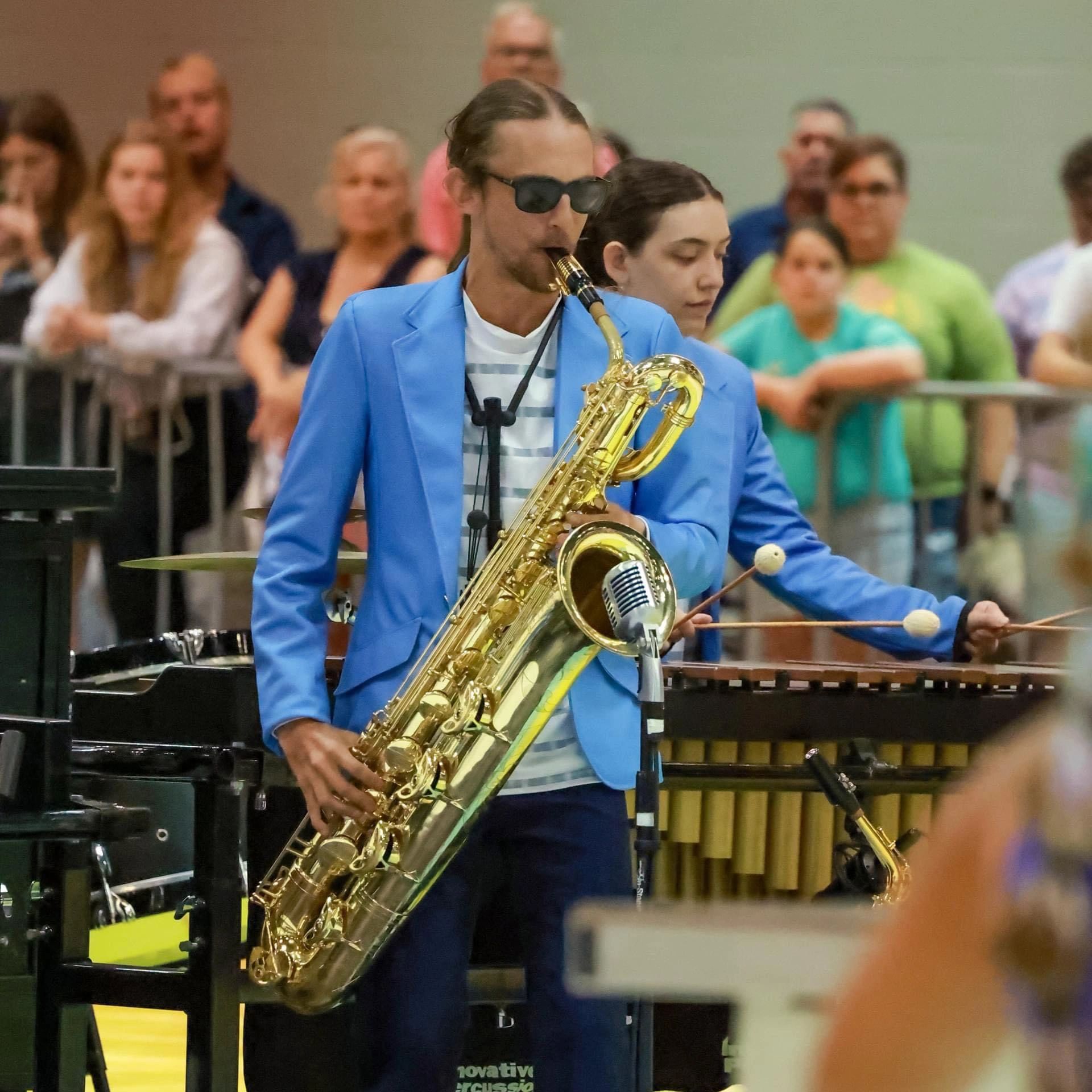 Performing "The House" with Rhythm IN BLUE at the 2023 DCI SoundSport International Festival